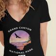 Grand Canyon Arizona Us National Park Travel Hiking Women's Jersey Short Sleeve Deep V-Neck Tshirt