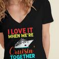 I Love It When We Are Cruising Together Men And Cruise Women's Jersey Short Sleeve Deep V-Neck Tshirt