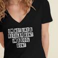 Lovely Funny Cool Sarcastic Im Not Like A Regular Aunt Im A Women's Jersey Short Sleeve Deep V-Neck Tshirt Lovely Funny Cool Sarcastic Im Not Like A Regular Aunt Im A Women's Jersey Short Sleeve Deep V-Neck Tshirt