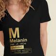 Melanin Brown Sugar Warm Honey Chocolate Black Gold Women's Jersey Short Sleeve Deep V-Neck Tshirt