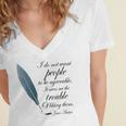 Jane Austen Funny Agreeable Quote Women's Jersey Short Sleeve Deep V-Neck Tshirt