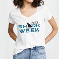 Shark 2022 Week Passion For Shark Men Women Women's Jersey Short Sleeve Deep V-Neck Tshirt