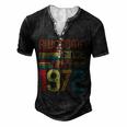 Awesome Since July 1972 Vintage 50Th Birthday 50 Years Old Men's Henley T-Shirt Black