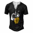 Chinese Woman &8211 Tiger Tattoo Chinese Culture Men's Henley T-Shirt Black