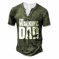 Best For Fathers Day 2022 The Walking Dad Men's Henley T-Shirt Green