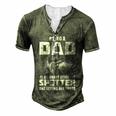 Being A Dad Letting Her Shoot Men's Henley T-Shirt Green