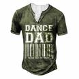 Dance Dad Distressed Scan For Payment Parents Adult V2 Men's Henley T-Shirt Green