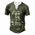 Fishing Escape From Reality Men's Henley T-Shirt Green