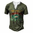 I Fix Stuff And I Know Things Thats What I Do Saying Men's Henley T-Shirt Green