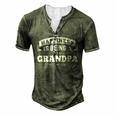 Happiness Is Being A Grandpa Men Top Fathers Day Gifts  Men's Henley Button-Down 3D Print T-shirt Green