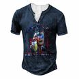 Make 4Th Of July Great Again 4Th Of July Men's Henley T-Shirt Navy Blue