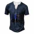 We Dont Know Them All But We Owe Them All Veterans Day Men's Henley T-Shirt Navy Blue