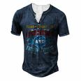 I Fix Stuff And I Know Things Thats What I Do Saying Men's Henley T-Shirt Navy Blue