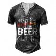 Aint Nothing That A Beer Cant Fix V3 Men's Henley T-Shirt Dark Grey