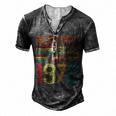 Awesome Since July 1972 Vintage 50Th Birthday 50 Years Old Men's Henley T-Shirt Dark Grey