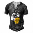Chinese Woman &8211 Tiger Tattoo Chinese Culture Men's Henley T-Shirt Dark Grey
