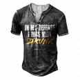 I Was Drunk Men's Henley T-Shirt Dark Grey