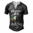 Fishing Its All About Respect Men's Henley T-Shirt Dark Grey