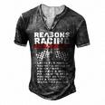 Reasons Racing Men's Henley T-Shirt Dark Grey