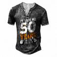 It Took Me 50 Years To Look This Good- Birthday 50 Years Old Men's Henley T-Shirt Dark Grey