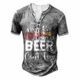 Aint Nothing That A Beer Cant Fix V3 Men's Henley T-Shirt Grey