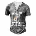 Certified Fish Whisperer V2 Men's Henley T-Shirt Grey