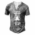 Hurry Up Inner Peace I Don&8217T Have All Day Meditation Men's Henley T-Shirt Grey