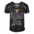 What Is A Navy Veteran For Her Men's Short Sleeve V-neck 3D Print Retro Tshirt Black