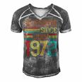 Awesome Since July 1972 Vintage 50Th Birthday 50 Years Old Men's Short Sleeve V-neck 3D Print Retro Tshirt Grey