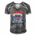 Fireworks Director Funny 4Th Of July For Men Patriotic Men's Short Sleeve V-neck 3D Print Retro Tshirt Grey