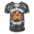 Son Of America - Navy Veteran Men's Short Sleeve V-neck 3D Print Retro Tshirt Grey