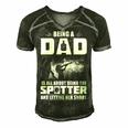 Being A Dad - Letting Her Shoot Men's Short Sleeve V-neck 3D Print Retro Tshirt Forest