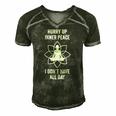 Hurry Up Inner Peace I Don&8217T Have All Day Funny Meditation Men's Short Sleeve V-neck 3D Print Retro Tshirt Forest