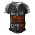 Basketball Meme Life Basketball Grandma Meme Cute Gift Men's Henley Shirt Raglan Sleeve 3D Print T-shirt Black Grey