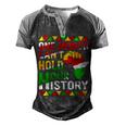 Black History Month One Month Cant Hold Our History Men's Henley Shirt Raglan Sleeve 3D Print T-shirt Black Grey