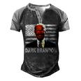 Dark Brandon Funny Biden Saving America Flag Political  Men's Henley Shirt Raglan Sleeve 3D Print T-shirt Black Grey