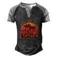 Desantis Escape To Florida Great Gift Men's Henley Shirt Raglan Sleeve 3D Print T-shirt Black Grey