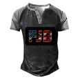 Funny Anti Biden Fjb Biden F Joe Biden Sleepy Joe Men's Henley Shirt Raglan Sleeve 3D Print T-shirt Black Grey