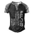 Funny Anti Biden Fjb Pro America Us Distressed Flag F Biden Fjb Men's Henley Shirt Raglan Sleeve 3D Print T-shirt Black Grey
