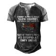I Dont Always V2 Men's Henley Shirt Raglan Sleeve 3D Print T-shirt Black Grey