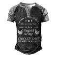 I Never Dreamed Id Grow Up To Be A Super Sexy Chicken Lady Men's Henley Shirt Raglan Sleeve 3D Print T-shirt Black Grey