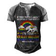 If Your Parents Arent Accepting Im Dad Now Of Identity Gay  Men's Henley Shirt Raglan Sleeve 3D Print T-shirt Black Grey