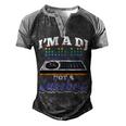 Im A Dj Not A Jukebox Funny Disc Jockey Deejay Men's Henley Shirt Raglan Sleeve 3D Print T-shirt Black Grey