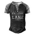 Im Lane Doing Lane Things Men's Henley Shirt Raglan Sleeve 3D Print T-shirt Black Grey