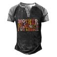 Mind Your Own Uterus V9 Men's Henley Shirt Raglan Sleeve 3D Print T-shirt Black Grey