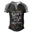 One Month Cant Hold Our History African Black History Month 2 Men's Henley Shirt Raglan Sleeve 3D Print T-shirt Black Grey