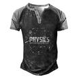 Physics Why Stuff Does Other Stuff Funny Physicists Gift V2 Men's Henley Shirt Raglan Sleeve 3D Print T-shirt Black Grey