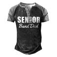 Senior Band Dad 2023 Marching Band Parent Class Of 2023  Men's Henley Shirt Raglan Sleeve 3D Print T-shirt Black Grey