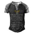 What Is A Navy Veteran For Her Men's Henley Shirt Raglan Sleeve 3D Print T-shirt Black Grey