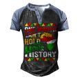 Black History Month One Month Cant Hold Our History Men's Henley Shirt Raglan Sleeve 3D Print T-shirt Black Blue